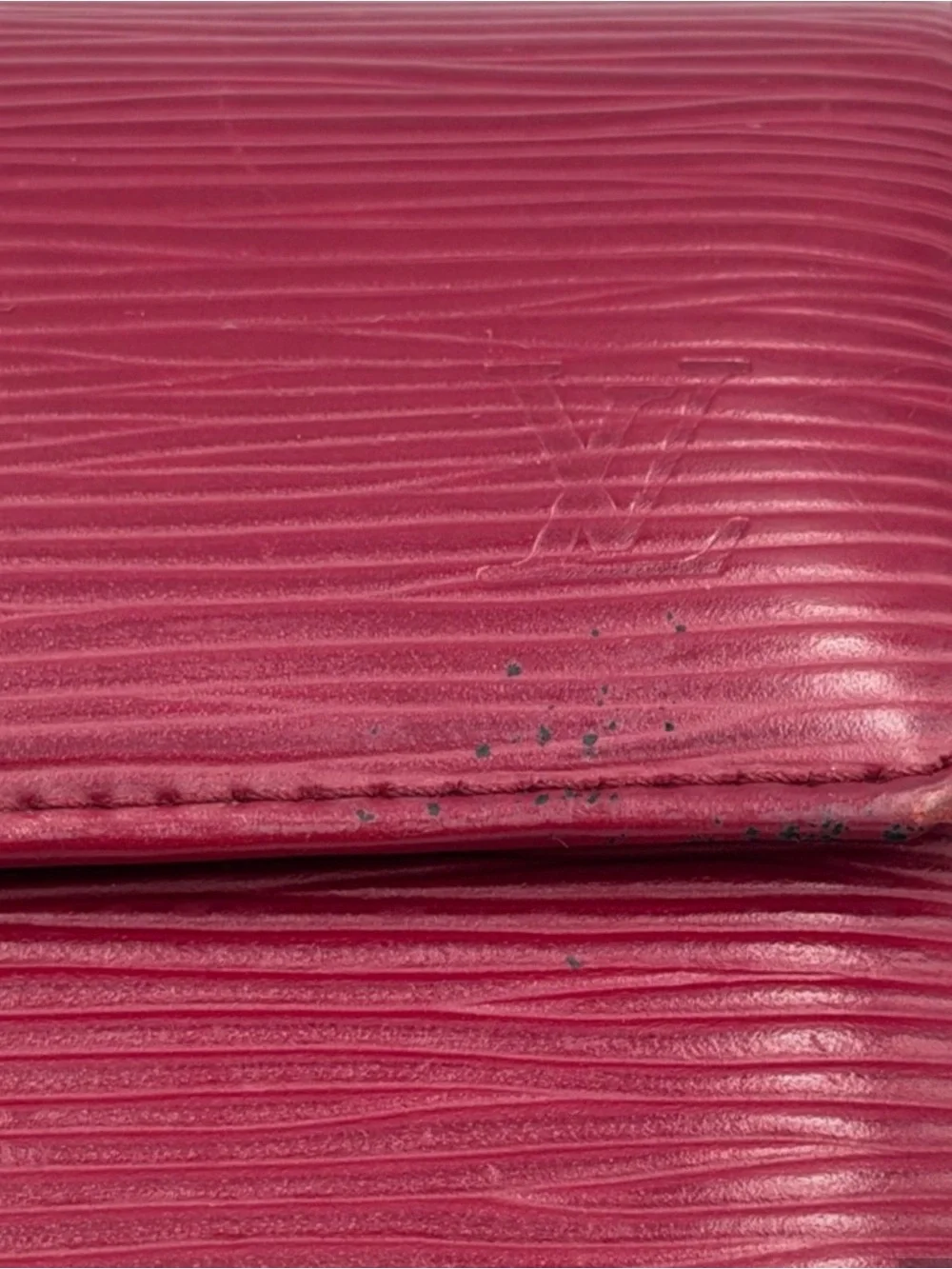 Louis Vuitton Magenta Epi Leather Long Wallet